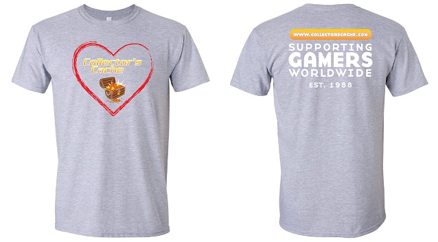 I Love Collectors Cache Unisex T-Shirt - GRAY/GREY